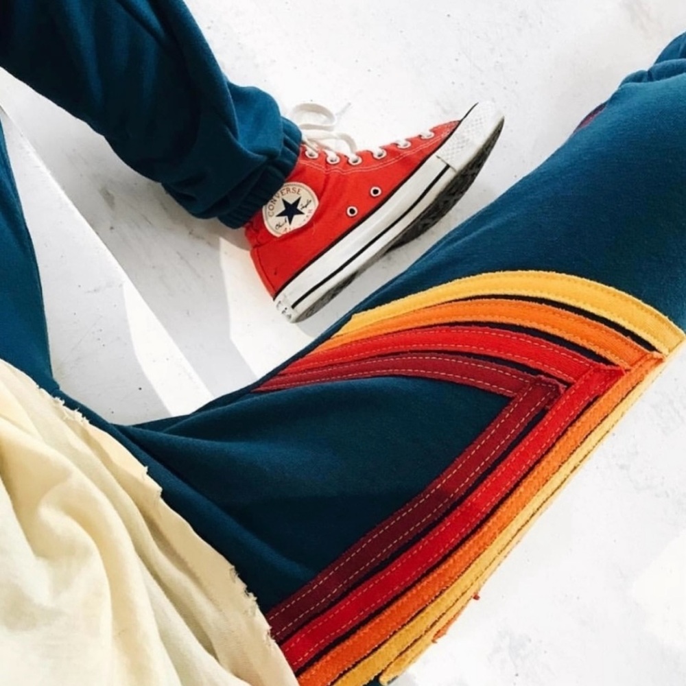 Aviator Nation Stripe Vintage Sweatpants